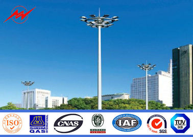 چین ستاره 25 متری Polygonal فوتبال قطب نور ماست بالا برای بندر تامین کننده