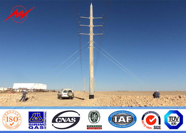 چین Steel Galvanzied Electric Power Pole for 345KV Transmission Line تامین کننده