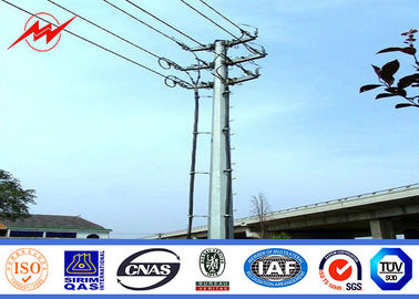 چین High voltage steel pole 90ft Galvanized Steel Pole for power transmission تامین کننده