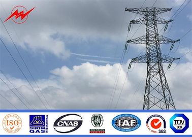 چین Customized Tapered Tubular Steel Electric Power Pole Structures , ISO9001 تامین کننده