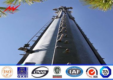 چین Square 160 ft Lattice Transmission Tower Steel Structure With Single Platform تامین کننده