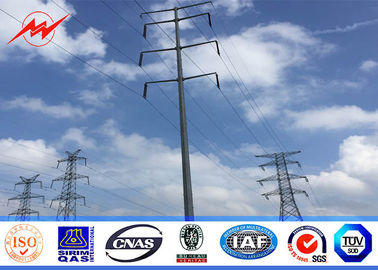 چین Conical 40ft 138kv Steel Utility Pole for electric transmission distribution line تامین کننده