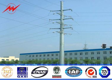 چین 8sides 35ft 110kv Steel Utility Pole for transmission power line with single arm تامین کننده