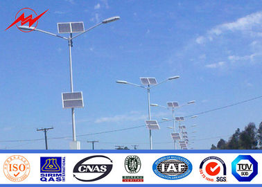 چین Double Arm 40w / 80w LED Commercial Outdoor Light Poles Wind - proof 136km/h تامین کننده
