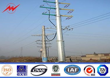 چین 16M 10KN 4mm wall thickness Steel Utility Pole for 132kv distribition transmission power تامین کننده