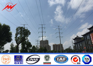 چین Grade One Polygonal Bitumen Electrical Transmission Steel Transmission Poles تامین کننده