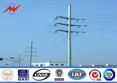 چین Anticorrosive Electrical Pole Standard Steel Utility Pole 500DAN 11.9m With Cable تامین کننده