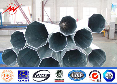 چین 110kv 14M Electrical Steel Tubular Pole Self Supporting With Electric Accessories تامین کننده