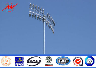 چین 30m Football Stadium Park Light Pole Columniform 50 Years Lift Time تامین کننده