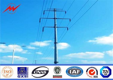 چین 33kv Octagonal Electrical Power Pole As Steel Transmission Poles تامین کننده