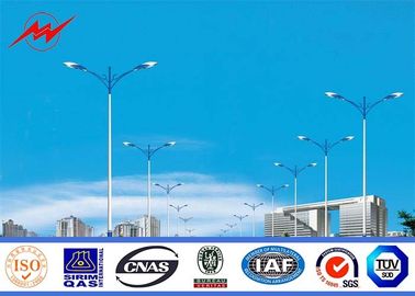 چین 10m 3mm Wall Thickness Commercial Parking Light Poles For Street Lighting تامین کننده