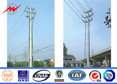 چین 69kv Steel Utility Pole Galvanizatiom Street Light Pole 1 Mm To 36mm تامین کننده