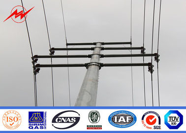 چین Electricity Distribution / Power Transmission Poles For Power Electrical Projects تامین کننده