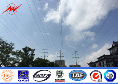 چین Round Steel Utility Pole 5mm 20m Electrical Utility Poles Customized تامین کننده