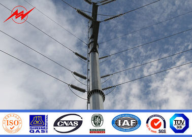 چین 12m 500Dan Steel Utility Pole For 110kv Electrical Transmission Line تامین کننده