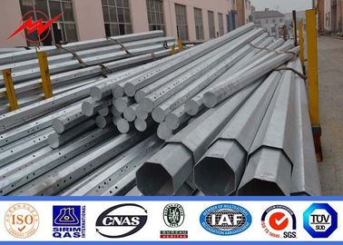 چین FRP Electrical Galvanized Steel Pole 9M With Hot Dip Galvanization تامین کننده