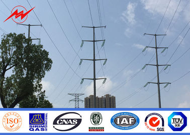 چین 69KV 15M Round ASTM A123 Galvanised Steel Poles for Power Distribution تامین کننده