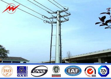 چین Gr 65 Material Galvanized Steel Poles 30KV Overhead Line Steel Transmission Poles تامین کننده