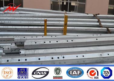 چین 33kv Power Distribution Steel Transmission Poles Hot Dip Galvanized Gr65 Material تامین کننده