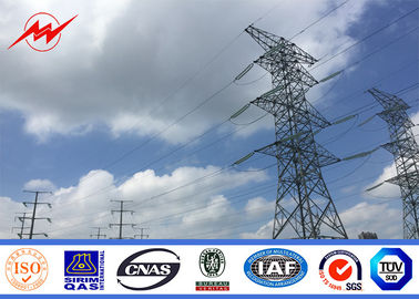 چین  Approval Electrical Power Pole Galvanized Steel transmission line poles Gr65 تامین کننده