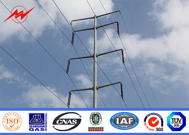 چین Double Circuit Steel Utility Pole High Mast With Hot Dip Galvanization ,  approved تامین کننده