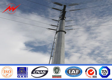 چین 10.5M 800 DAN Steel Power Pole Double Circuit Transmission Line Electric Utility Poles تامین کننده