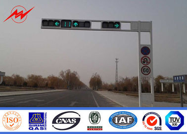 چین Octagonal Tapered 6m Highway Light Pole For Road Traffic Light 15 Years Warranty تامین کننده
