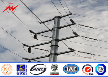 چین 35FT NEA Standard Steel Power Pole 69kv Transmission Line Metal Power Poles تامین کننده