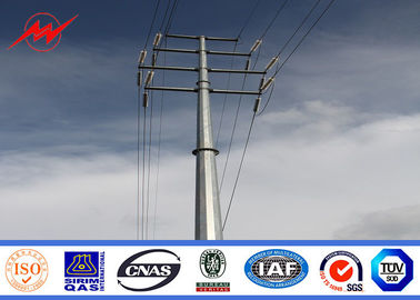 چین 14m 850Dan Electrical Galvanized Steel Pole For Power Distribution Line تامین کننده