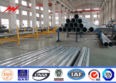 چین ISO 9001 Steel Metal Power Pole For 10M 33kv Transmission Line تامین کننده