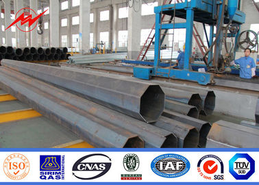 چین Metal tubular Hot dip Galvanized Steel Pole taper or polygonal Shape تامین کننده