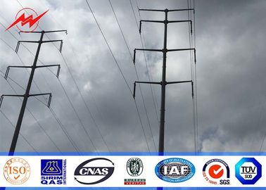 چین 45FT NEA Standard Steel Power Utility Pole 69kv Transmission Line Metal Power Poles تامین کننده
