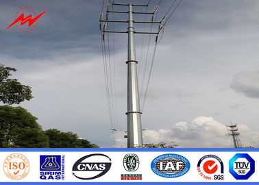چین 15m 1250Dan Bitumen Electrical Power Pole For Transmission Line Project تامین کننده