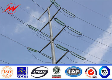 چین High Voltage Electric Power Pole For Overhead Line Transmission Project تامین کننده