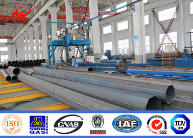 چین قطب انتقال فولاد فیبر فولادی 25ft-100ft با ضخامت کم با زاویه بازو تامین کننده