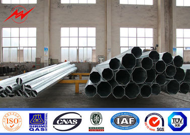 چین 14m 8KN Steel Electric Utility Pole For 115KV Distribution Line Project تامین کننده