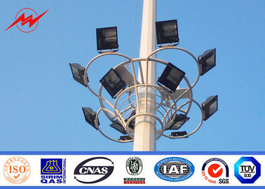 چین 40M 60 nos چراغ های LED برج گالوانیزه برجستگی برج ماست با برج لنگر دور تامین کننده
