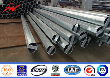 چین قطب های فولادی لوله ای فولادی گالوانیزه 9 متری استاندارد ASTM A123 استاندارد تامین کننده