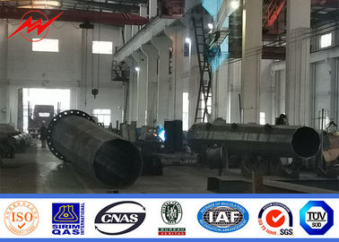 چین 30.5 متر فلنج نوع قطب فولادی گالوانیزه سنتی ، قطب های انتقال برق تامین کننده