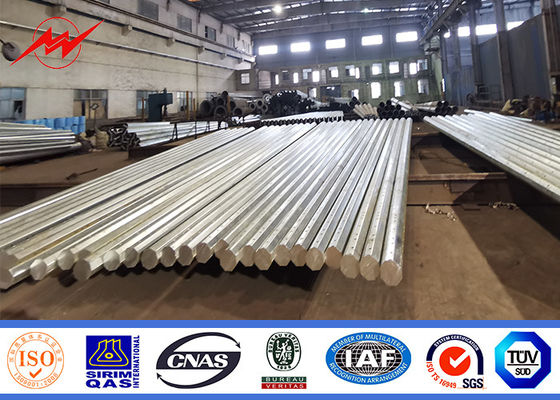 چین قطب لوله ای فولادی انتقال گالوانیزه فلزی 16 متر تامین کننده