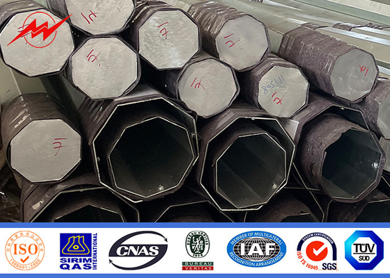 چین قطب فلزی 6-18 متری از فولاد گالوانیزه گرم برای خط انتقال تامین کننده
