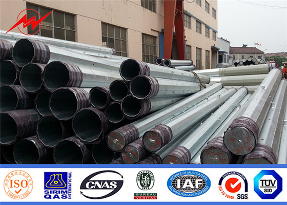 چین قطب انتقال قطب خطوط برق فولاد گالوانیزه ISO9001 160Km/H تامین کننده