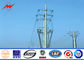 6M - 12M Metal Lighting Poles Steel Utility Pole with Aluminum conductor تامین کننده