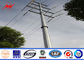 16m Q345 bitumen electrical power pole for overheadline project تامین کننده