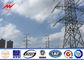 Customized Tapered Tubular Steel Electric Power Pole Structures , ISO9001 تامین کننده