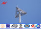 Customized Round 100 FT Communication Distribution Monopole Cell Tower تامین کننده