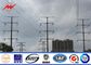 138 KV Transmission Line Electrical Power Pole , Steel Transmission Poles تامین کننده