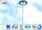 S355JR Polygonal 25m Galvanized Sports Light Poles With Electric Rasing System تامین کننده