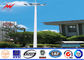 30meters power coating High Mast Pole with CCTV installation for airport lighting تامین کننده