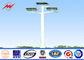 Anticorrosive Round 25M HDG Plaza High Mast Pole with Round Lamp Panel تامین کننده